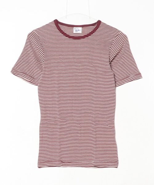 MILLER(ミラー)の「Miller/ミラー H/S Crew Tee クルーネック ハーフスリーブT(Tシャツ/カットソー・レディース・ピンク/その他1/ネイビー/チャコールグレー/アイボリー/ブラック・F)」の6枚目の写真