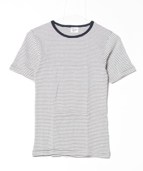MILLER(ミラー)の「Miller/ミラー H/S Crew Tee クルーネック ハーフスリーブT(Tシャツ/カットソー・レディース・ピンク/その他1/ネイビー/チャコールグレー/アイボリー/ブラック・F)」の4枚目の写真