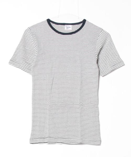 MILLER(ミラー)の「Miller/ミラー H/S Crew Tee クルーネック ハーフスリーブT(Tシャツ/カットソー・レディース・ピンク/その他1/ネイビー/チャコールグレー/アイボリー/ブラック・F)」の12枚目の写真