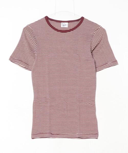 MILLER(ミラー)の「Miller/ミラー H/S Crew Tee クルーネック ハーフスリーブT(Tシャツ/カットソー・レディース・ピンク/その他1/ネイビー/チャコールグレー/アイボリー/ブラック・F)」の14枚目の写真