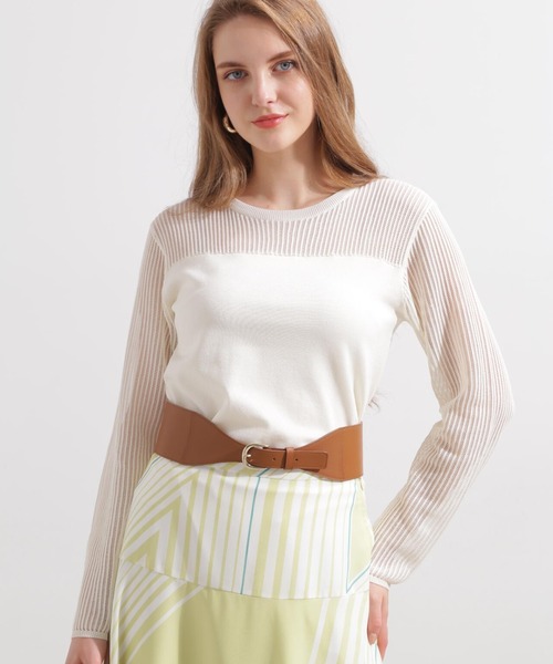 ◆シアーコンビニットプルオーバー