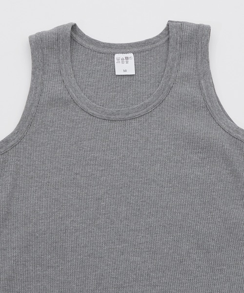 SIDEWAY STANCE(サイドウェイスタンス)の「【SIDEWAY STANCE】ワッフル タンクトップ(タンクトップ・メンズ・ホワイト/ブラック/杢グレー・SMALL/MEDIUM/LARGE/X-LARGE)」の16枚目の写真