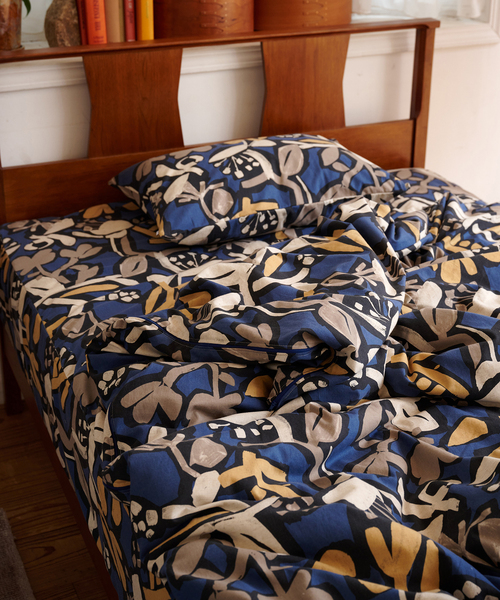 journal standard Furniture （ジャーナルスタンダードファニチャー）の「FLOWER PILLOW CASE 43x63　ピローケース（インテリア雑貨・レディース・ブルー系その他・FREE）」の12枚目の写真