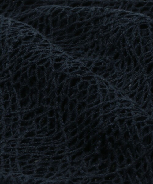 La Maison de Lyllis(メゾンドリリス)の「<La maison de Lyllis>HOOD ニットキャップ(ニットキャップ/ビーニー・レディース・ネイビー/オフホワイト・FREE)」の8枚目の写真