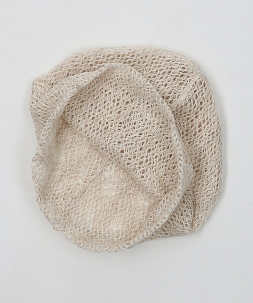 La Maison de Lyllis(メゾンドリリス)の「<La maison de Lyllis>HOOD ニットキャップ(ニットキャップ/ビーニー・レディース・ネイビー/オフホワイト・FREE)」の13枚目の写真