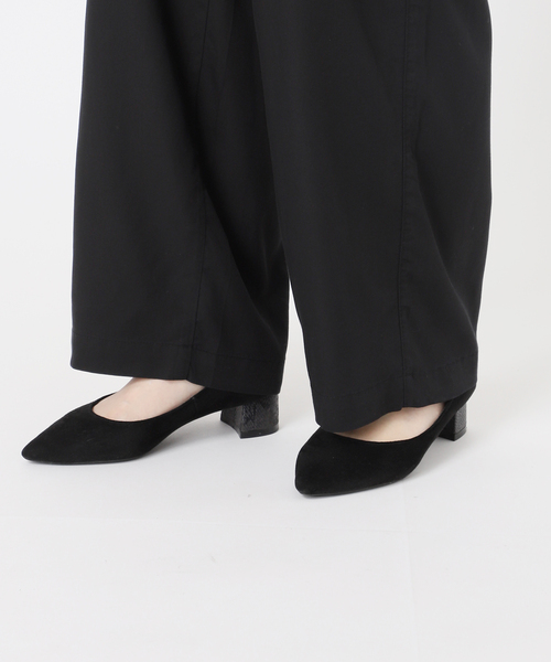 B.C STOCK（ベーセーストック）の「《追加2》手洗い可 / セルロースワイドパンツ（スラックス・レディース・ブラック/ベージュ系その他/カーキ/ブルー系その他・FREE）」の7枚目の写真