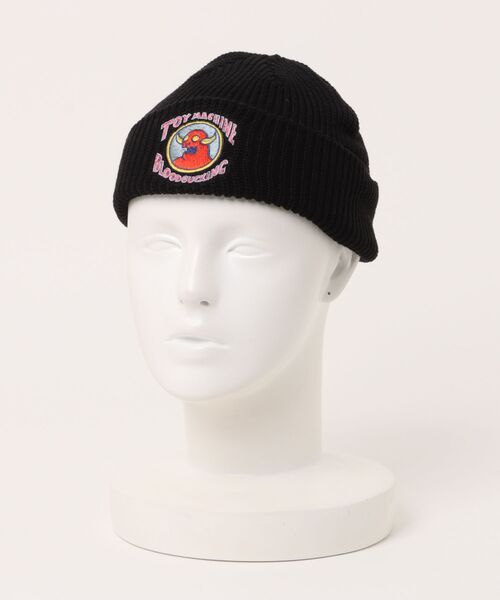 TOY MACHINE(トイ マシーン)の「TM TALLY HO BEANIE(ニットキャップ/ビーニー・メンズ・ブラック・FREE)」の4枚目の写真