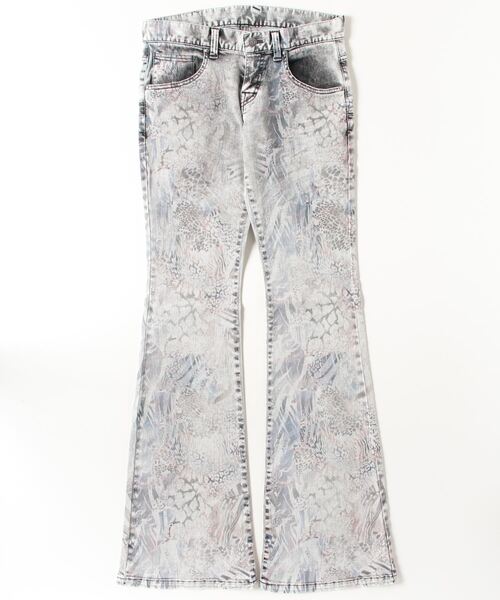 TORNADO MART（トルネードマート）の「ｱﾆﾏﾙｲﾝｸｼﾞｪｯﾄﾍﾞﾙﾎﾞﾄﾑ（デニムパンツ・メンズ・ブラック/グレー・S/LL/L/M）」の10枚目の写真