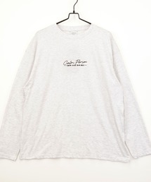 【GROOVY STORE】ワイドシルエット刺繍ロングスリーブTシャツ