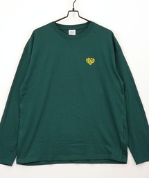 【GROOVY STORE】ワイドシルエット刺繍ロングスリーブTシャツ