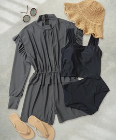 2Way Cut-Out Ribbed Swimwear（水着）｜Her lip to（ハーリップ