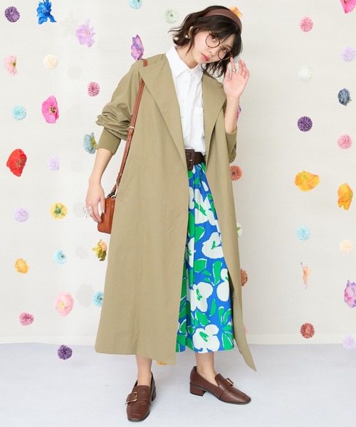 JETSET SOLO PLUS (ジェットセットソロプラス)の「【COMPANIA FANTASTICA】ボスコプリントスカート(スカート・レディース・グリーン・36)」の4枚目の写真