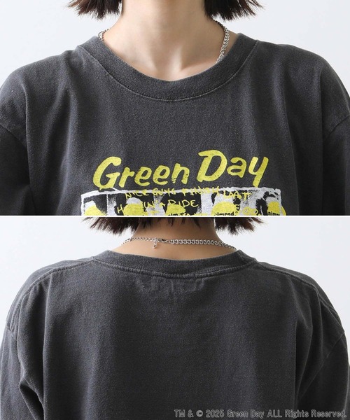 GOOD ROCK SPEED（グッドロックスピード）の「ＧｒｅｅｎＤＡＹフォトＴ（Tシャツ/カットソー・レディース・チャコールグレー・FREE）」の7枚目の写真