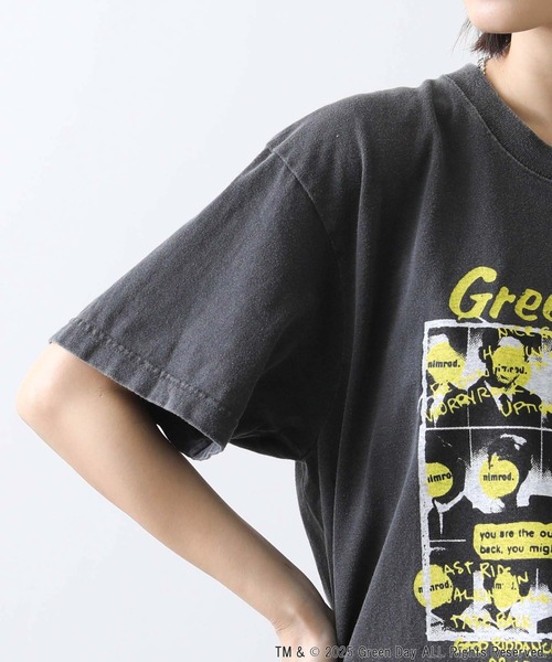 GOOD ROCK SPEED（グッドロックスピード）の「ＧｒｅｅｎＤＡＹフォトＴ（Tシャツ/カットソー・レディース・チャコールグレー・FREE）」の5枚目の写真