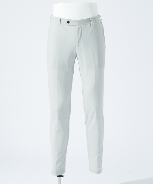DESIGNWORKS（デザインワークス）の「【セットアップ対応】フェザートリコット メッシュ パンツ / ウォッシャブル / ストレッチ（スラックス・メンズ・ストライプ/ライトグレー/ダークネイビー・44/46/48/50/52）」の14枚目の写真