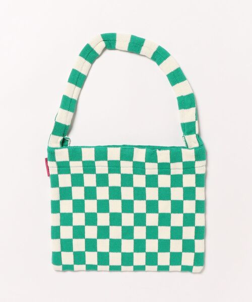 September(セプテンバー)の「/SEPTEMBER(セプテンバー)/knit bag(ショルダーバッグ・レディース・グリーン系その他/レッド系/ブラック系・FREE)」の1枚目の写真