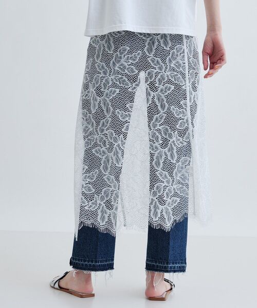 GALLEST（ギャレスト）の「レースチュールオーバースカート（スカート・レディース・ブラック/ホワイト・38）」の10枚目の写真