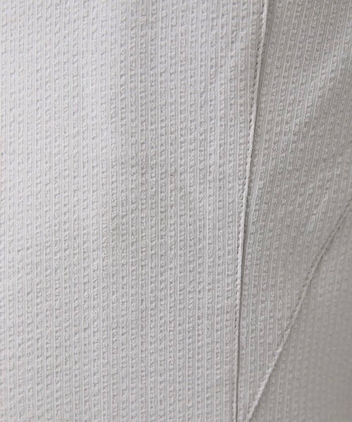 MK MICHEL KLEIN HOMME （エムケーミッシェルクランオム）の「【洗える / セットアップ対応】エコサッカーコンバーティブルジャケット（テーラードジャケット・メンズ・ネイビー/アイボリー/ブラック・46/48/51/44）」の16枚目の写真