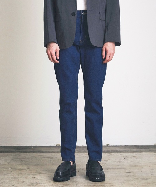Magine（マージン）の「スリムテーパードデニム（デニムパンツ・メンズ・ブラック/ワンウォッシュ・マルチサイズ）」の7枚目の写真