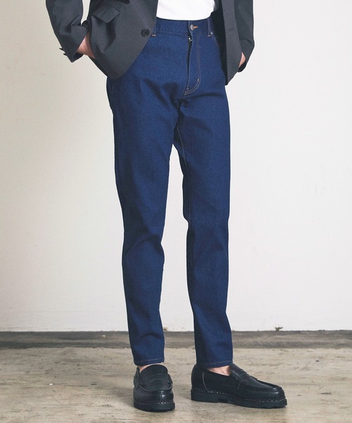 Magine（マージン）の「スリムテーパードデニム（デニムパンツ・メンズ・ブラック/ワンウォッシュ・マルチサイズ）」の10枚目の写真