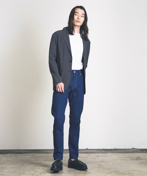 Magine（マージン）の「スリムテーパードデニム（デニムパンツ・メンズ・ブラック/ワンウォッシュ・マルチサイズ）」の18枚目の写真