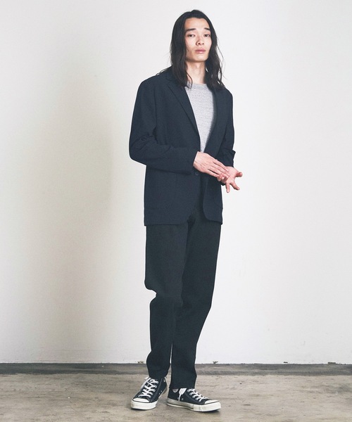 Magine（マージン）の「スリムテーパードデニム（デニムパンツ・メンズ・ブラック/ワンウォッシュ・マルチサイズ）」の15枚目の写真