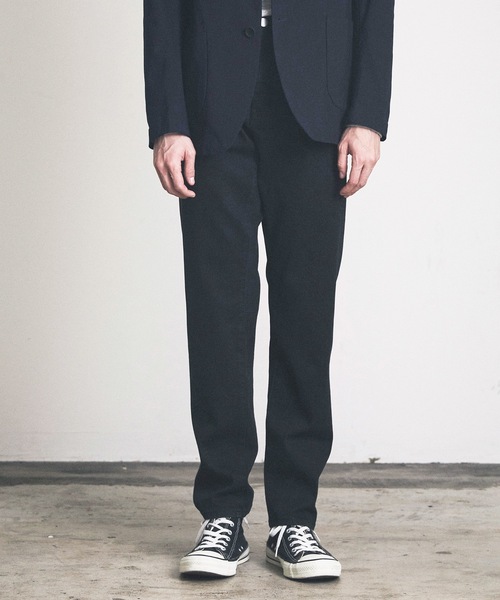 Magine（マージン）の「スリムテーパードデニム（デニムパンツ・メンズ・ブラック/ワンウォッシュ・マルチサイズ）」の3枚目の写真