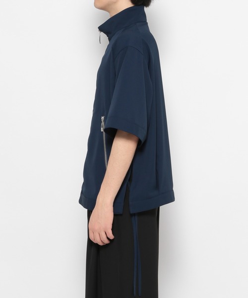 HARE（ハレ）の「スタンドZIPシャツブルゾン(HARE)（ブルゾン・メンズ・ブラック/パープル/グレー/グリーン/ブルー・FREE）」の16枚目の写真