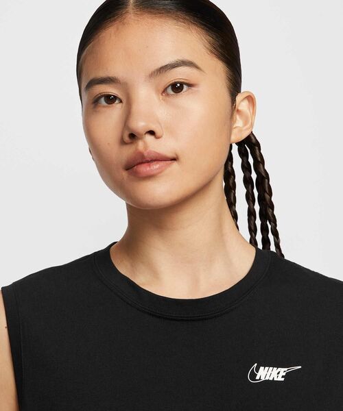 正品 Nike ナイキスリーブレス クロップド トップTシャツ NIKE公式】ナイキ スポーツウェア クラブ ウィメンズ スリーブ