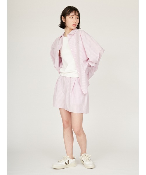 emmi(エミ)の「カップ付きアメスリタンクトップ(Tシャツ/カットソー・レディース・ホワイト/ライトグレー/ブラック・FREE)」の15枚目の写真