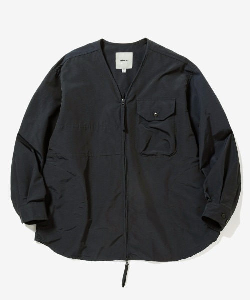 rehacer（レアセル）の「rehacer : Boy Scouts Shirt Jacket / ボーイスカウト シャツジャケット（シャツ/ブラウス・メンズ・ネイビー/ブラック・X-LARGE/LARGE/MEDIUM/SMALL）」の2枚目の写真