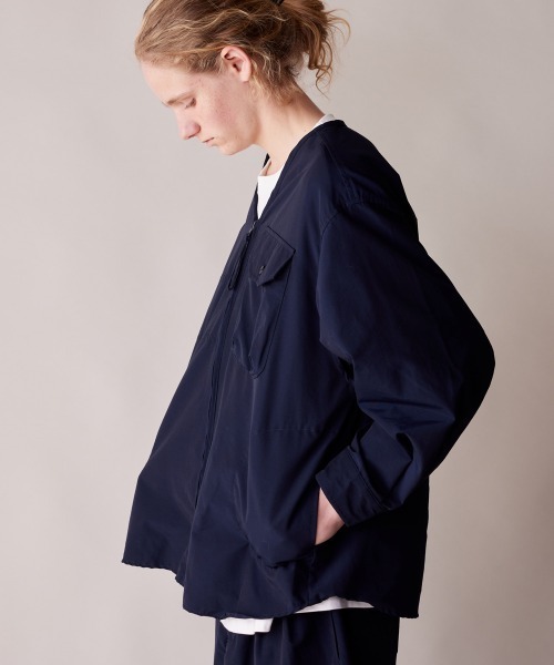 rehacer（レアセル）の「rehacer : Boy Scouts Shirt Jacket / ボーイスカウト シャツジャケット（シャツ/ブラウス・メンズ・ネイビー/ブラック・X-LARGE/LARGE/MEDIUM/SMALL）」の4枚目の写真