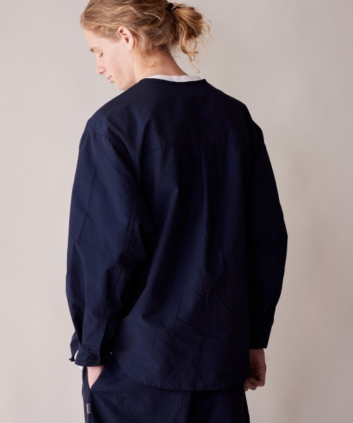 rehacer（レアセル）の「rehacer : Boy Scouts Shirt Jacket / ボーイスカウト シャツジャケット（シャツ/ブラウス・メンズ・ネイビー/ブラック・X-LARGE/LARGE/MEDIUM/SMALL）」の5枚目の写真