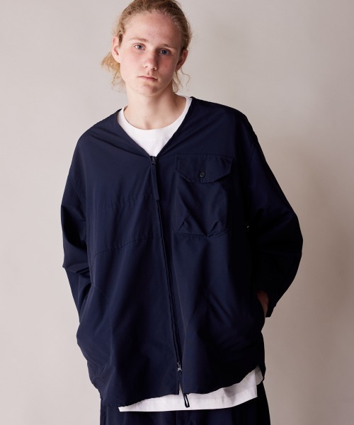 rehacer（レアセル）の「rehacer : Boy Scouts Shirt Jacket / ボーイスカウト シャツジャケット（シャツ/ブラウス・メンズ・ネイビー/ブラック・X-LARGE/LARGE/MEDIUM/SMALL）」の7枚目の写真
