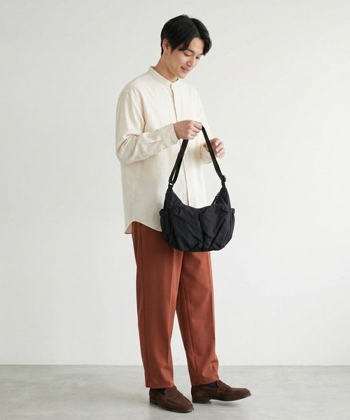 WILD THINGS（ワイルドシングス）の「WILD THINGS PUFF MINI SHOULDER BAG ナイロンボンディング ミニショルダーバッグ（ショルダーバッグ・メンズ・カーキ/ブラック/グレー・FREE）」の9枚目の写真