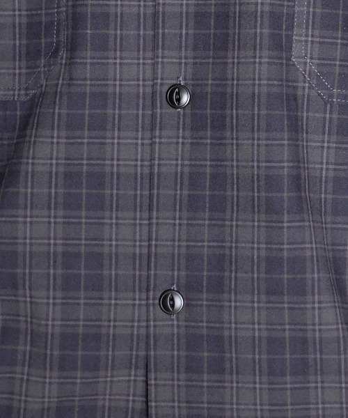 rehacer（レアセル）の「R. : Loose Check Box L/S Shirt（シャツ/ブラウス・メンズ・ブラウン/ネイビー・MEDIUM/LARGE）」の7枚目の写真
