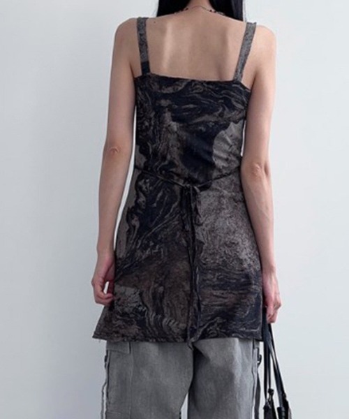 almo（アルモ）の「【LAMPOON】グランジカットキャミワンピ（ワンピース・レディース・グレー・SMALL/MEDIUM/LARGE）」の4枚目の写真