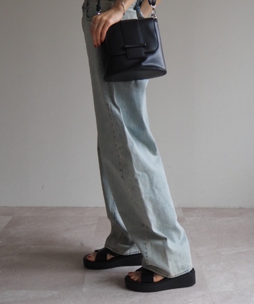 サッ！と履ける厚底コンフォートクロスサンダル