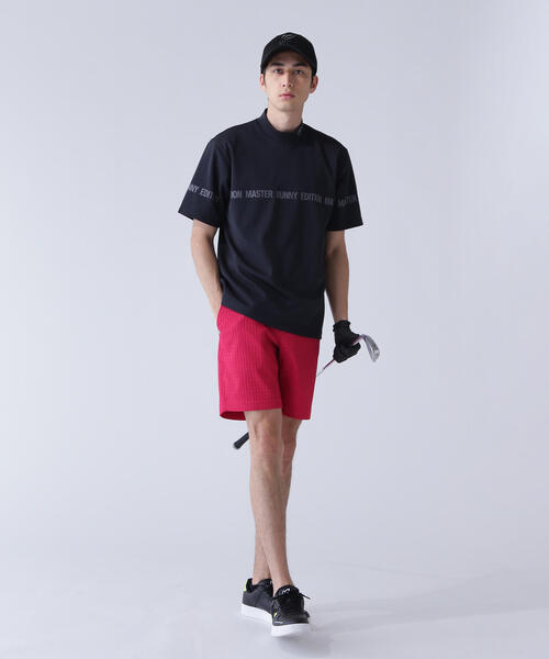 新品M　マスターバニーエディション　2WAYストレッチジャガード ショートパンツ マスターバニーエディション ゴルフウェア ショートパンツ 春 夏