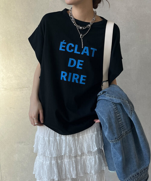 タックスリーブロゴTEE（Tシャツ/カットソー）｜DouDou