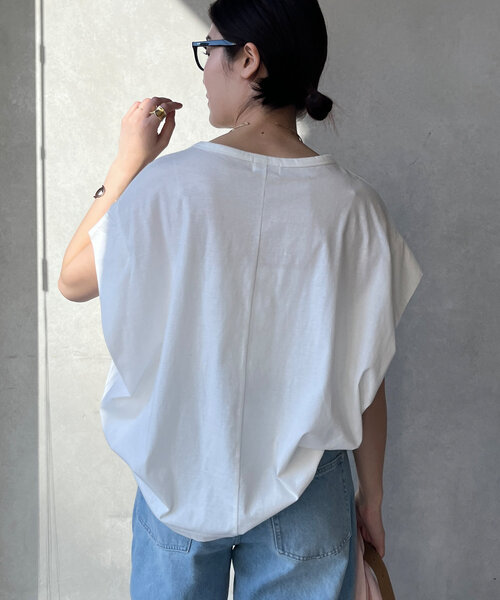 tシャツ タックスリーブロゴTEE レディース タックスリーブロゴTEE（Tシャツ/カットソー）｜DouDou