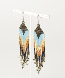TIME WILL TELL WORKS - TRIBAL FEATHER EARRING