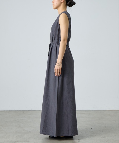 paradigm(パラダイム)の「コットンリネンドロストワンピース(ワンピース・レディース・ブラック/チャコールグレー・SMALL/MEDIUM)」の14枚目の写真