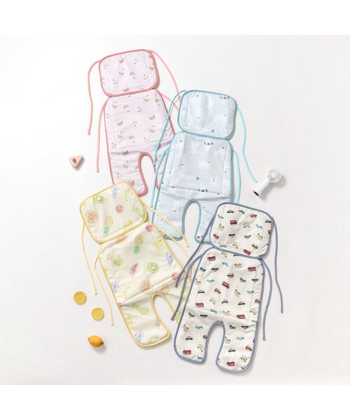 BREEZE(ブリーズ)の「ひんやりベビーカーシート(ベビーカー/ベビーカー用品・キッズ・ミント/イエロー/ピンク/ブルー・FREE)」の5枚目の写真