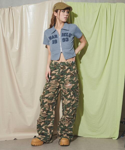 dispark(ディスパーク)の「DISPARK/ダメージカモフラカーゴパンツ(カーゴパンツ・レディース・その他1・MEDIUM/SMALL)」の11枚目の写真