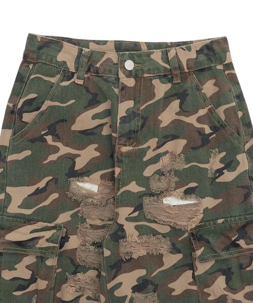 dispark(ディスパーク)の「DISPARK/ダメージカモフラカーゴパンツ(カーゴパンツ・レディース・その他1・MEDIUM/SMALL)」の14枚目の写真
