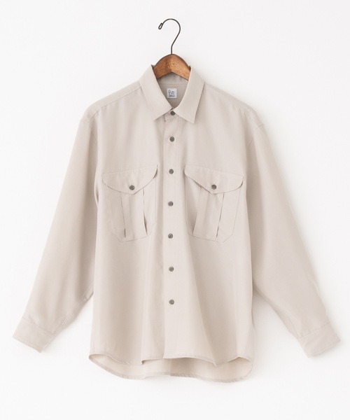 RYU（リュー）の「modal long-sleeve shirt（シャツ/ブラウス・メンズ・ブルー/アイボリー・1/2/3/4）」の7枚目の写真