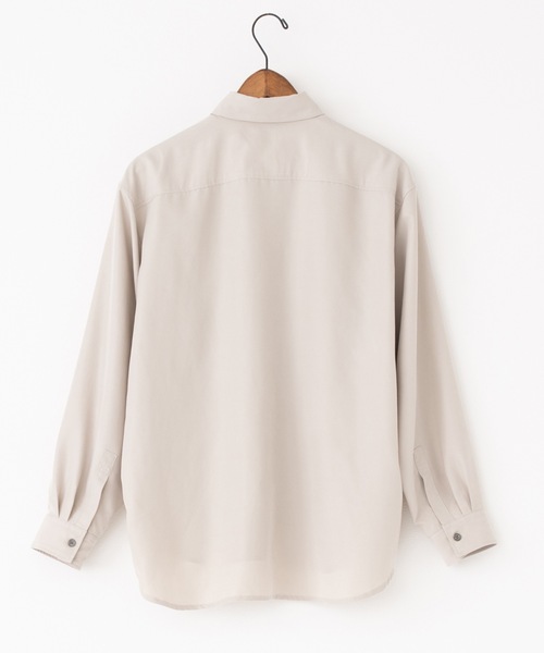 RYU（リュー）の「modal long-sleeve shirt（シャツ/ブラウス・メンズ・ブルー/アイボリー・1/2/3/4）」の8枚目の写真