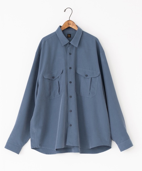 RYU（リュー）の「modal long-sleeve shirt（シャツ/ブラウス・メンズ・ブルー/アイボリー・1/2/3/4）」の9枚目の写真