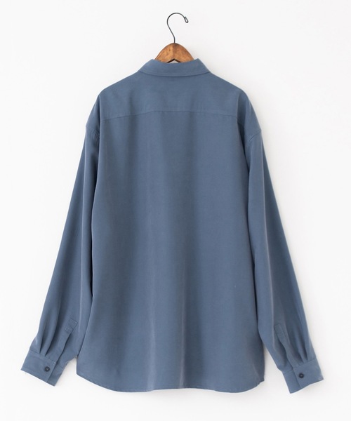 RYU（リュー）の「modal long-sleeve shirt（シャツ/ブラウス・メンズ・ブルー/アイボリー・1/2/3/4）」の10枚目の写真